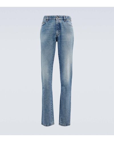 Zegna Mid-rise Straight Jeans - Blue