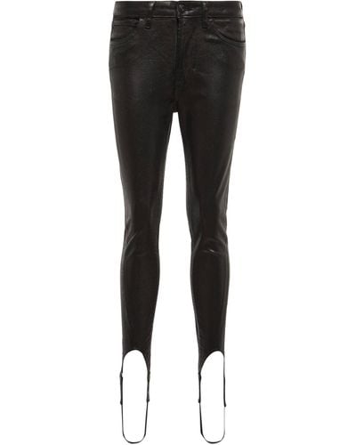 3x1 Skinny Stirrup High-rise Jeans - Black