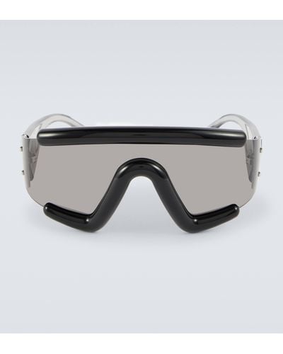 Moncler Lancer Shield Sunglasses - Black