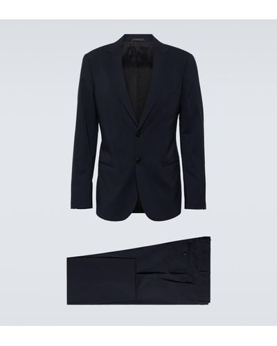 Giorgio Armani Wool Suit - Blue