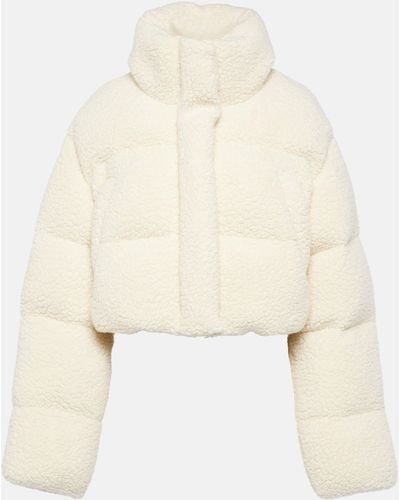 CORDOVA Kozzy Cropped Wool-blend Puffer Jacket - Natural