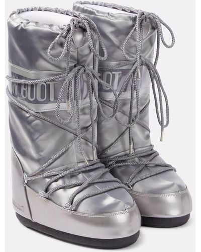 Moon Boot Icon Glance Snow Boots - Grey