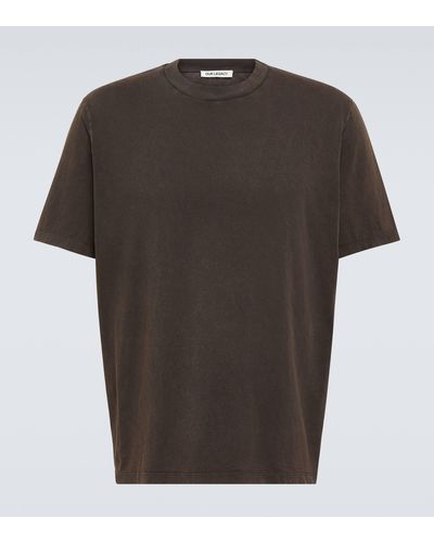 Our Legacy Box Cotton Jersey T-shirt - Brown