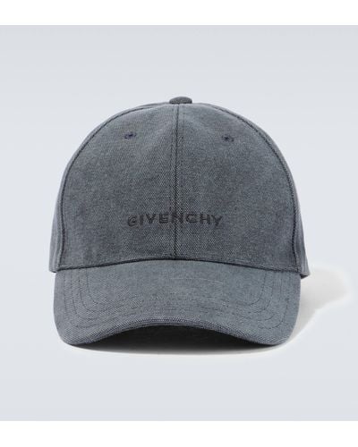Givenchy Embroidered Cotton Cap - Grey