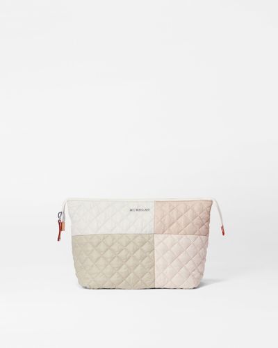 MZ Wallace Sand Patchwork Large Zoey - White