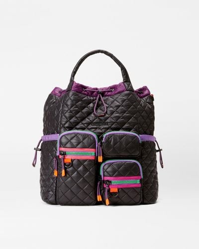 MZ Wallace Black/aura Limited Edition Convertible Backpack - Multicolor