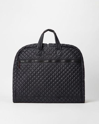 MZ Wallace Black Quilted Michael Garment Bag