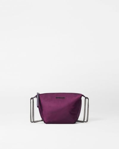 MZ Wallace Mulberry Air Bowery Crescent Crossbody - Purple