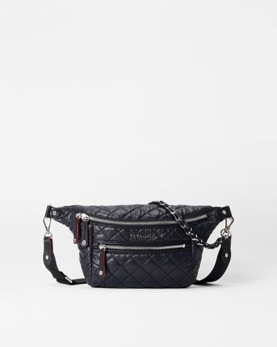MZ Wallace Black Small Crosby Sling - White