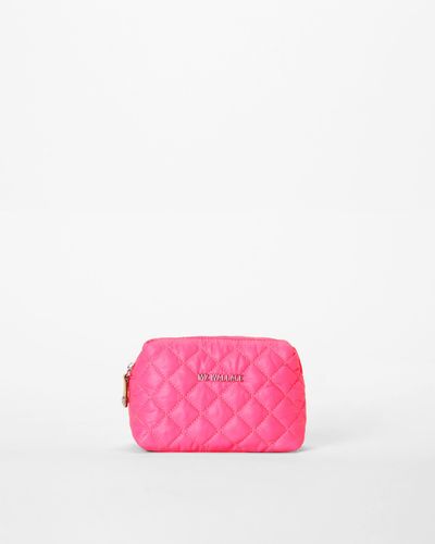 MZ Wallace Neon Pink Small Mica Cosmetic
