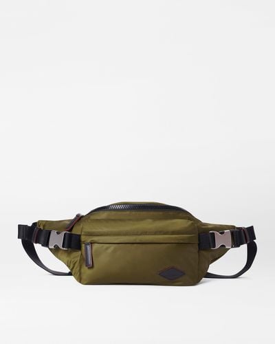 MZ Wallace Olive Bleecker Large Convertible Sling - Green