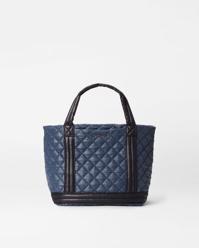 MZ Wallace Empire Small Quilted Tote Bag - Blue