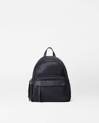 MZ Wallace Black Madison Small Backpack - Blue