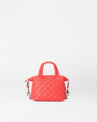MZ Wallace Ash Quilted Bowery Shoulder Bag in Pink