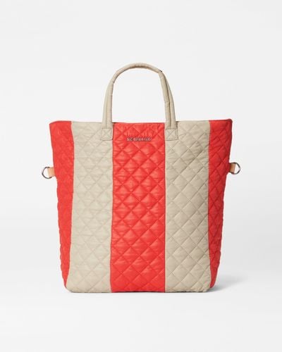 MZ Wallace Atmosphere/cherry Cabana Tote - Red