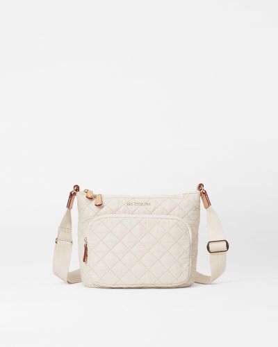 MZ Wallace Sandshell Metro Scout Crossbody Deluxe - Natural