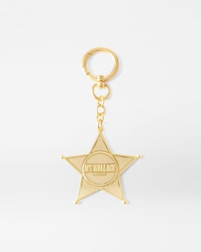 MZ Wallace Roll Gold Star Charm - White