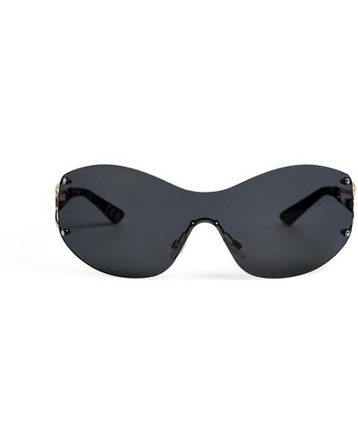 NA-KD Ovale Frameloze Zonnebril - Zwart