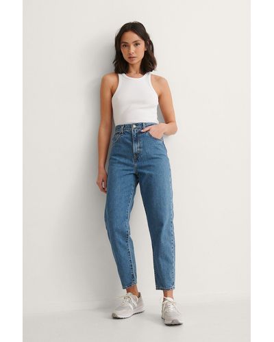 Levi's High Loose Taper Jeans - Blauw