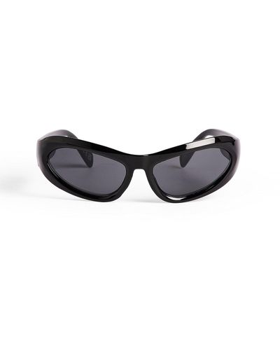 NA-KD Wrap Around Racer Sunglasses - Zwart