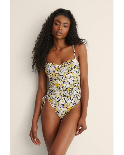 Mango Badeanzug Mit Einem Blumen-Muster - Mehrfarbig