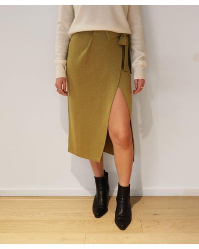 NAADAM Naia Blend Skirt - Natural