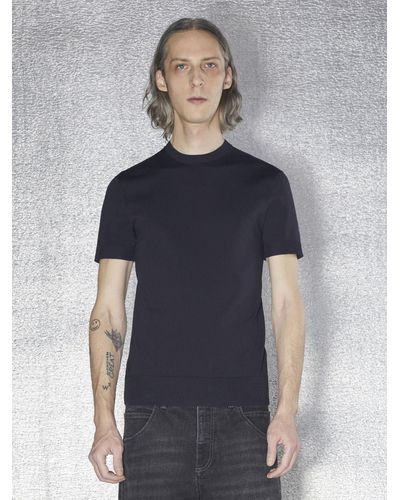 Neil Barrett Minimalist Tecno Knit T-shirt - Blue