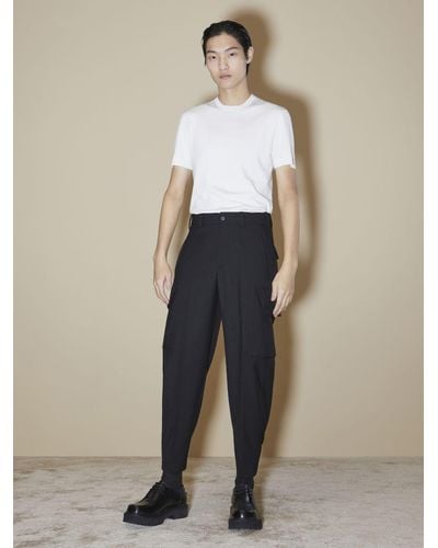 Neil Barrett Tailored Loose Fireman-fit Cargo Trousers - Natural