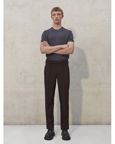 Neil Barrett Slim Straight Basic (suit) Trousers - Grey