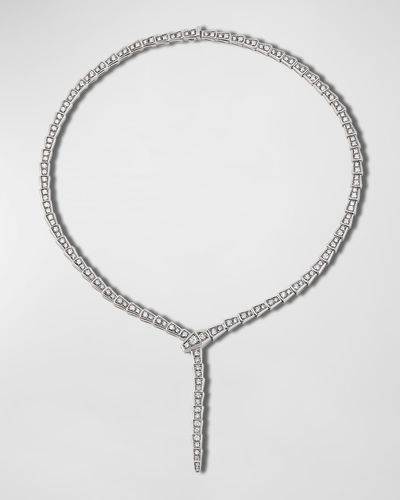 BVLGARI Serpenti White Gold Diamond Necklace