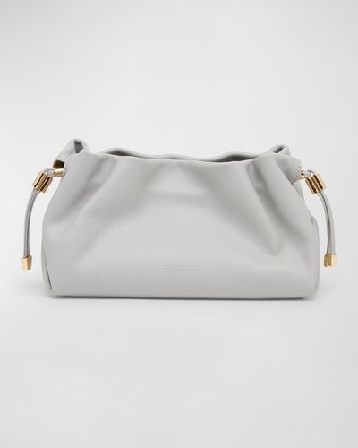 Ulla Johnson Remy Mini Leather Clutch Bag - Gray