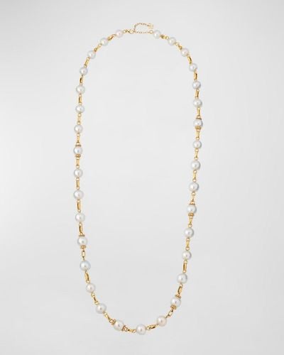 Belpearl 18K 12-14.5Mm South Sea Pearl And Diamond Necklace - White