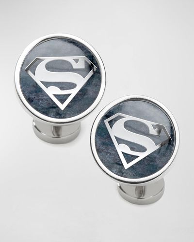 Cufflinks Inc. Superman Gemstone Cufflinks - Blue