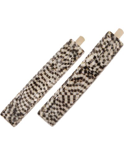 France Luxe Mod Bobby Pins, Set Of 2 - White