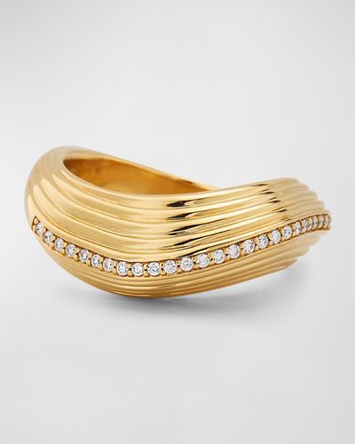 Sorellina 18K Ring With Gh-Si Diamonds - Metallic