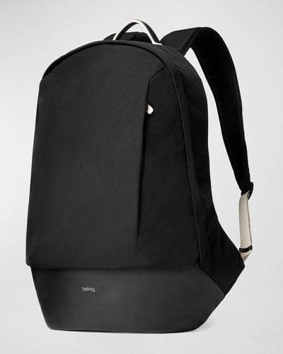 Bellroy Premium Classic Nylon & Leather Backpack - Black