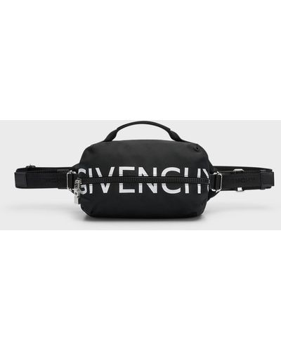 Givenchy G-Zip Nylon Crossbody Belt Bag - Black