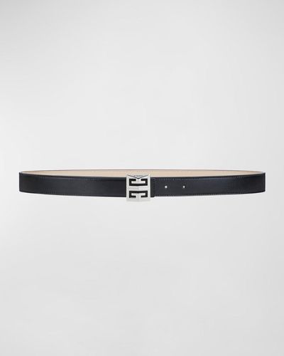 Givenchy 4G Monogram Reversible Buckle Belt - Black