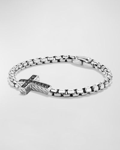 David Yurman Streamline Cross Bracelet - Metallic