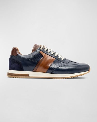 Rodd & Gunn Parua Low-top Leather Sneakers - Blue