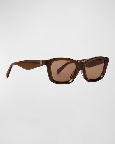 Totême The Classic Acetate Square Sunglasses - Brown
