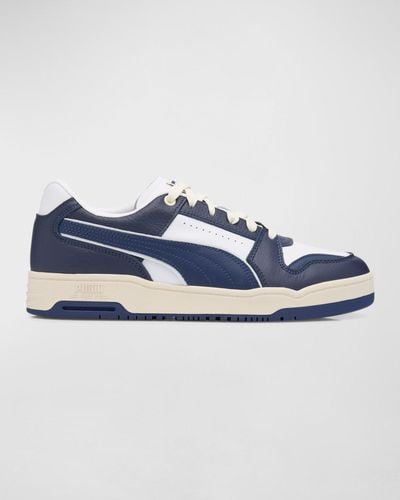 PUMA Slipstream Lo Vintage Low-Top Sneakers - Blue