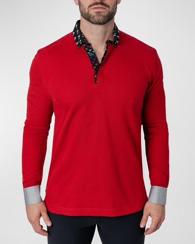 Maceoo Newton Polo Shirt - Red
