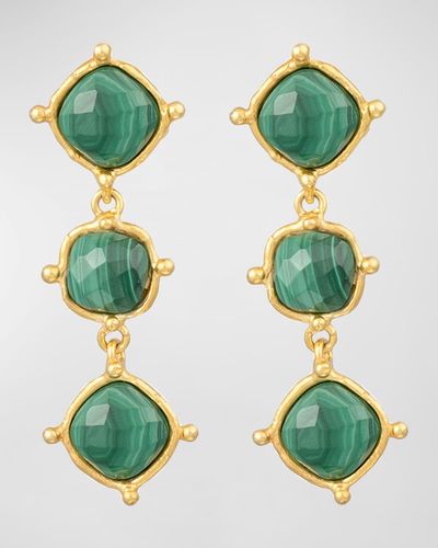 Sylvia Toledano Medicis Clip-On Earrings - Green