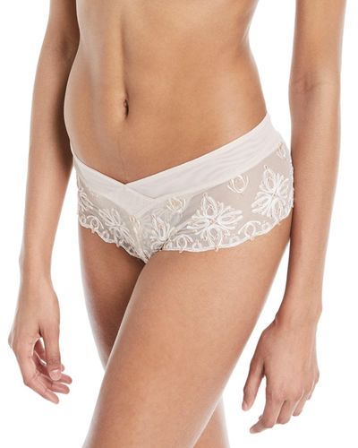 Chantelle Champs Elysees Hipster Briefs - White