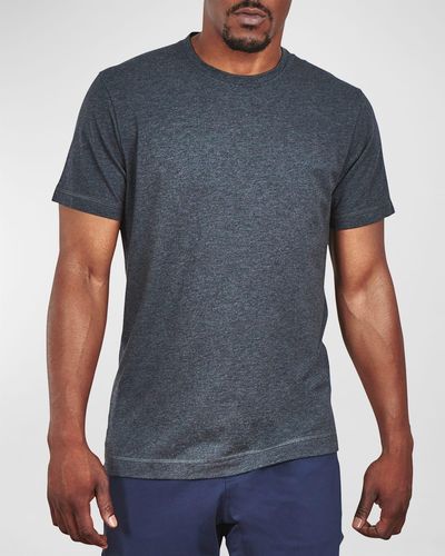 PUBLIC REC Solid Athletic T-Shirt - Blue