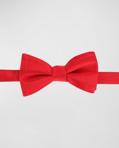 Trafalgar Sutton Silk Bow Tie - Red