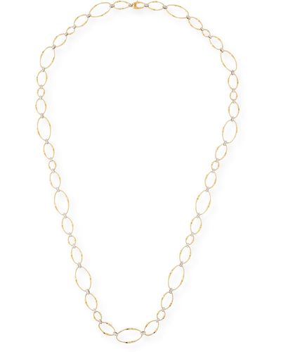 Marco Bicego Marrakech Onde 18k Long Diamond Necklace - White