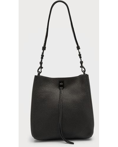 Rebecca Minkoff Darren Leather Hobo Bag - Black