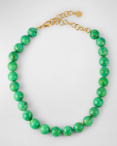 Nest Green Turquoise Strand Necklace